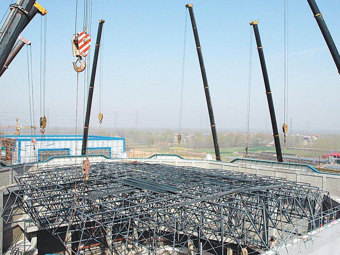 塔城网架高空滑移法